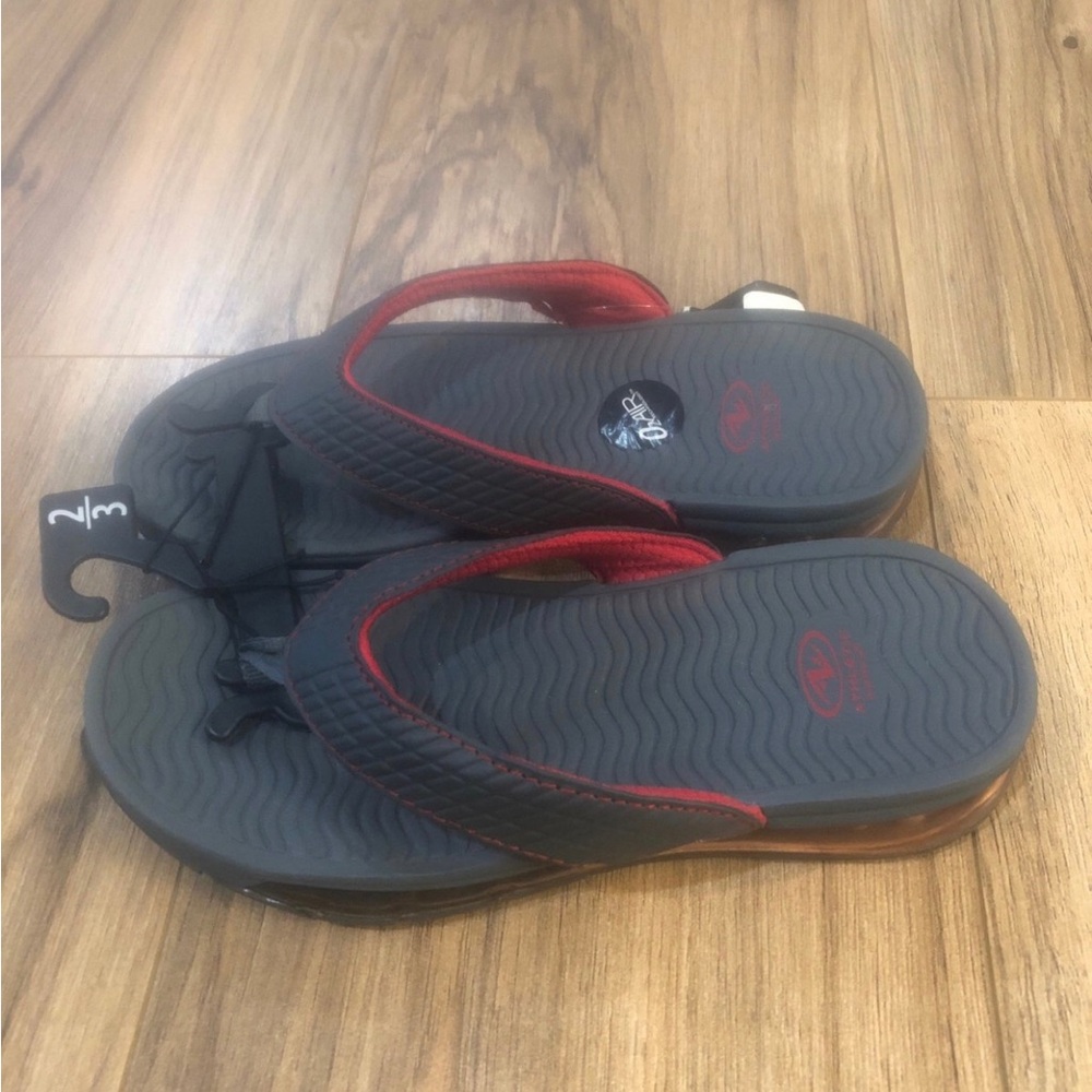 Athletic Works Boys O2Air Slide Sandals Size 2-3